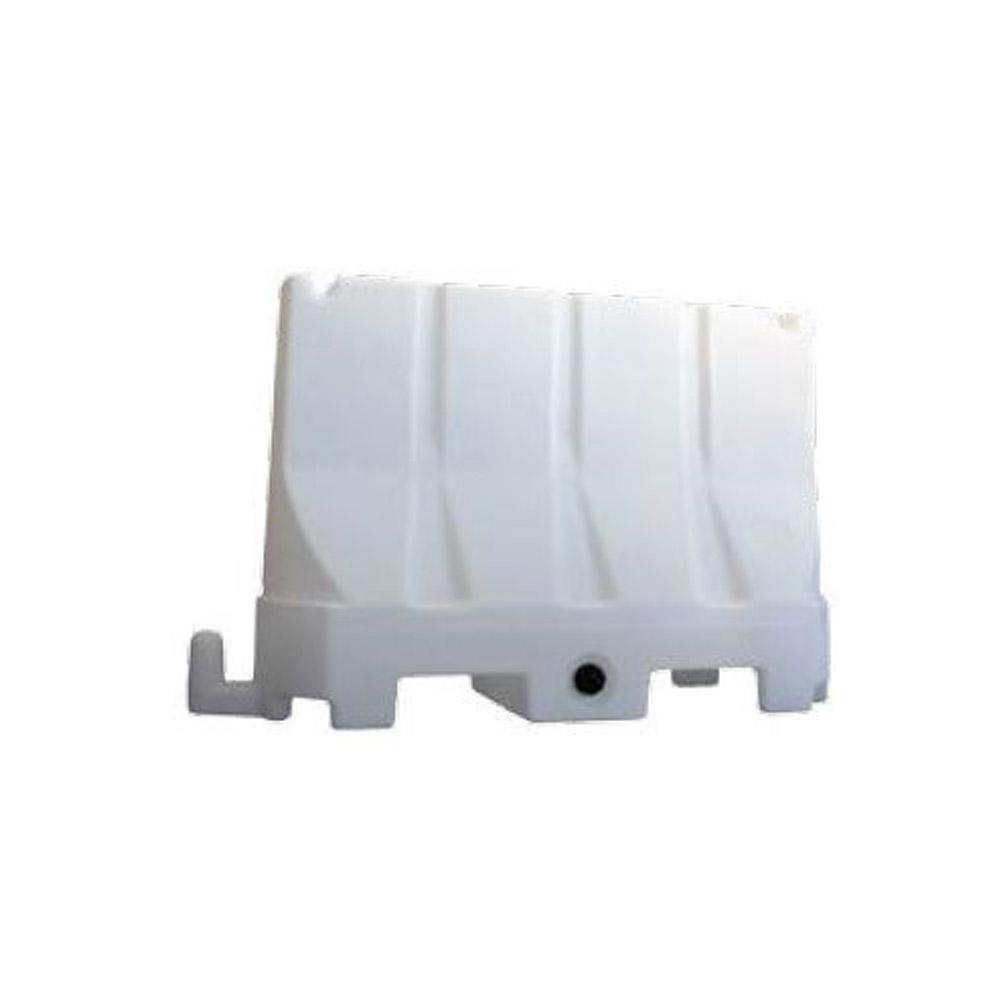 Fahrbahnteiler (Schrammborde) - Polyethylen - Breite 400 mm - Länge 1000 mm - Höhe 600 mm - Füllmenge ca. 70 Liter Wasser oder Sand