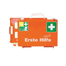 Førstehjælpskasse DIREKT Praxis - Mål 310 x 210 x 130 mm - standard i henhold til DIN 13157