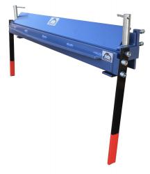 Banco di piegatura per montaggio su morsa e tavolo - standard professionale - larghezza di lavoro 1000 mm - fogli fino a 1,0 mm