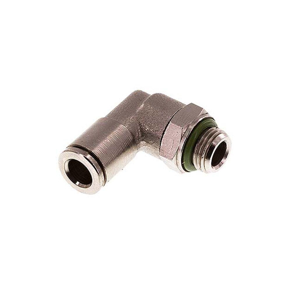 Elbow plug connection - Type IQS-MSV high temperature - M5 to G 1/2 "- 4 to 16 mm