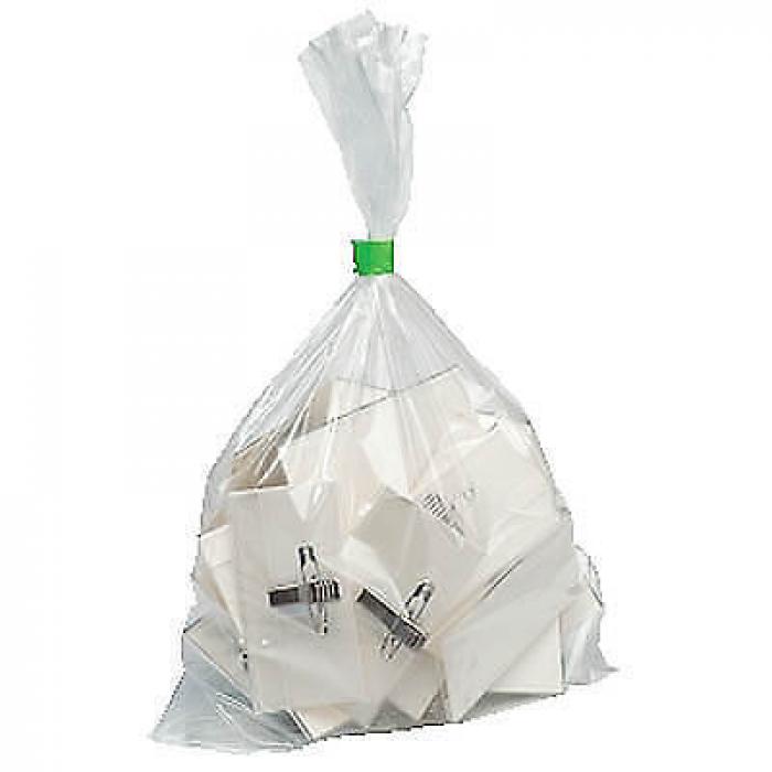 Poly flat bag - 30μ - unit 1000 pcs. - Various sizes transparent.