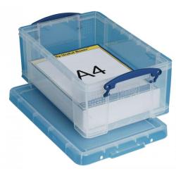 Lagerboxen Aufbewahrungsboxen mit Deckel - Größe 9,0 Liter geeignet z.b für 1000 Blatt Papier\n