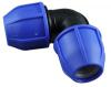 Angle connector - polypropylene - for PE pipes - pipe Ã˜ outside 20 to 110 mm - PN 12.5 to 16