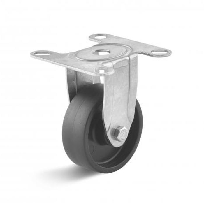 Apparat fast hjul - polyamidhjul - hjul ˜ 50 til 75 mm - høyde 70 til 101 mm - lastekapasitet 40 til 60 kg