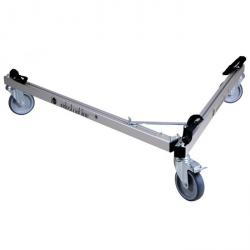 Dolly - with steerable and lockable castors - Collapsible