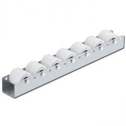 Colli roller rail - carrying capacity 150 kg - polyamide roller white - Roll with deep groove ball bearings