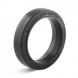 Tires - elastic solid rubber bandage - conical seat - outer Ã˜ 125 to 400 mm - load capacity 160 to 1050 kg