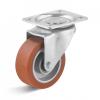 Medium Duty Industrial Caster with Polyurethanpolyurethane wheel rad with Die-cast aluminum rim