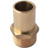 Connection with pipe socket - brass - flat sealing on the thread side - external thread 3/4 "to 1" - DN 16 to 20