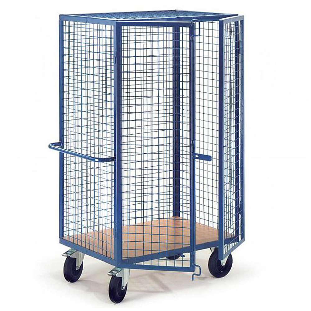 Grid cupboard trolley without lock - carrying capacity 500 kg