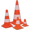 Conical Cones - PVC - Color white-orange - 1-2 rings - different sizes