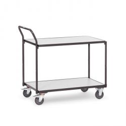 ESD Table chariot - Capacité 250 kg - avec 2 tablettes