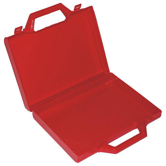 Tom verktøykoffert - 240 x 180 x 46 mm - rød eller svart