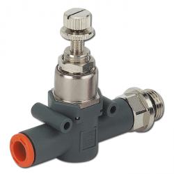 In-line pressure regulator / conserver - series RML L - Push-in connection input - output connection thread