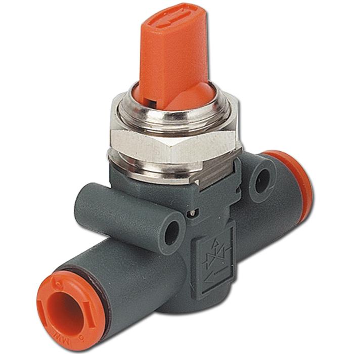 Stop valve - Series V2V L / V3V L - hose to hose connection