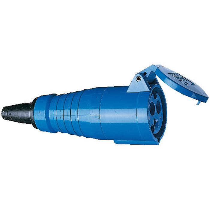 CEE-Stecker/-Kupplung - 230 V bis 400 V - 16 A bis 32 A - blau oder rot
