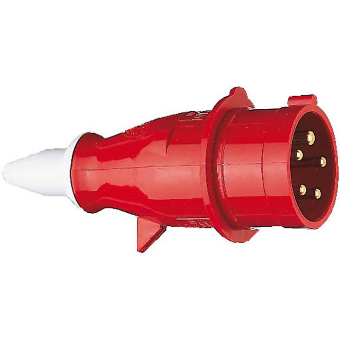 CEE male / female connector - 230 V to 400 V - 16 A to 32 A - blue or red
