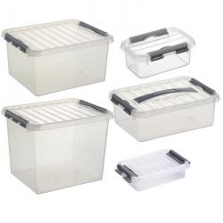 Storage boxes - with lid - closed - 17 sizes selectable