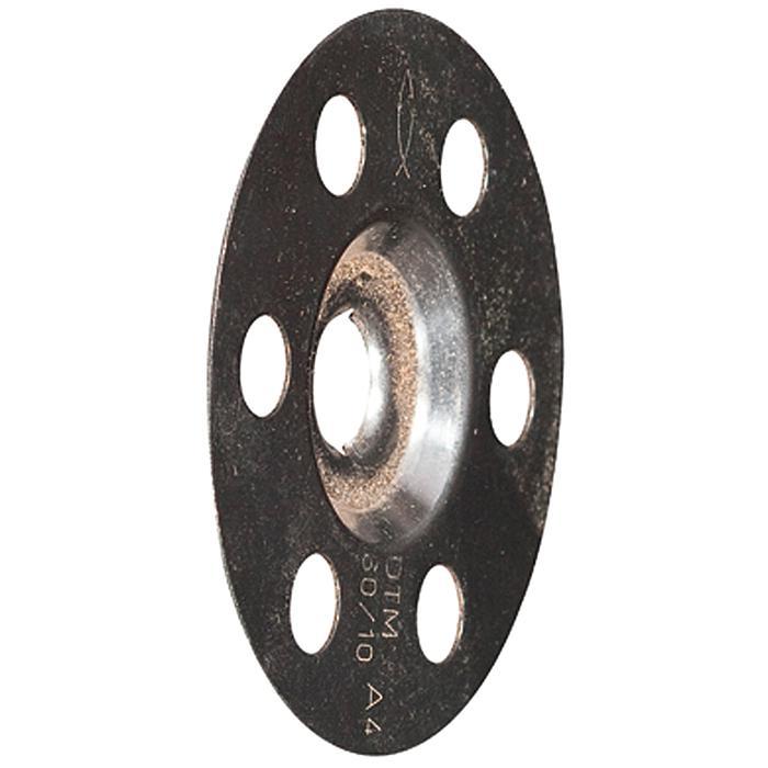Insulation plate - with nail and frame dowel incl. screws - plate Ã˜ 36 to 90 mm - unit 50/100/250 pieces - price per unit