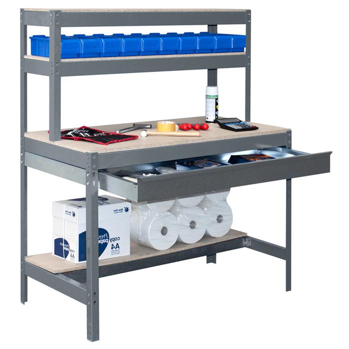 Workbench BT-1 BOX - with drawer - countertop MDF - Capacity 600 kg