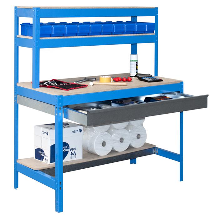 Workbench BT-1 BOX - with drawer - countertop MDF - Capacity 600 kg