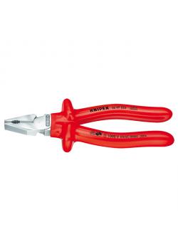 Leverage Combination Pliers - Chrome - dipped insulation, VDE-tested