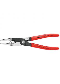 Electrical installation tongs - 200 mm - with ratchet - plastic coated
