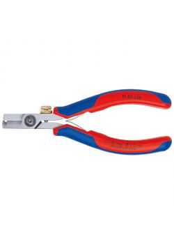 Electronics Wire Stripper - 130 mm - polished - with multi-component grips