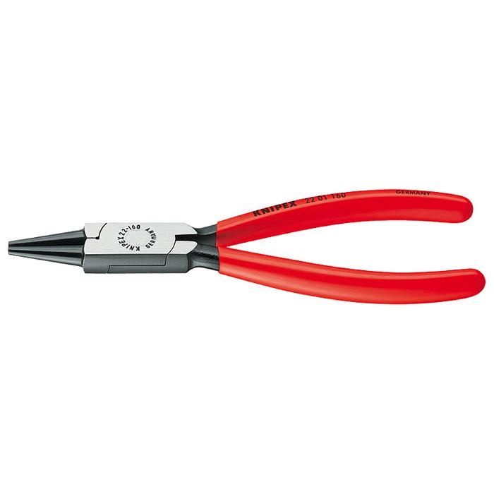 Nose pliers - honed - round, short jaws - smooth jaws