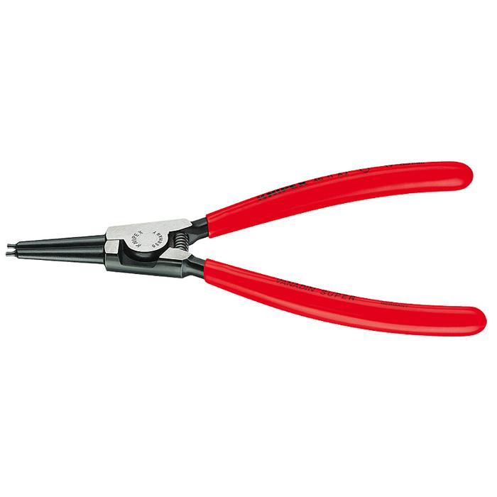 Circlip pliers - plastic coated - with opening spring