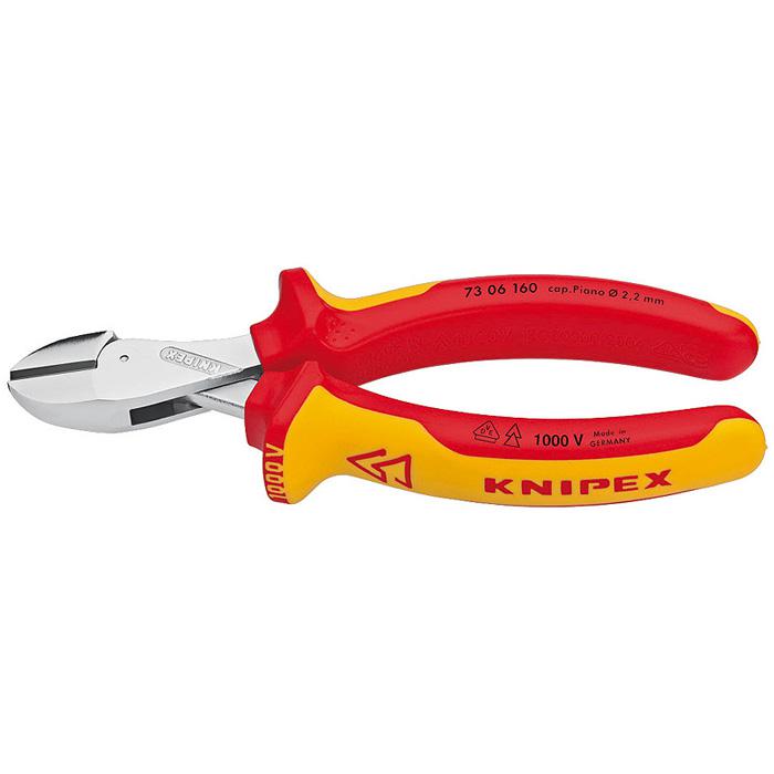 KNIPEX X-Cut® Kompakt side cutter - 160 mm - med flerkomponent-håndtag