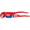 Pipe wrench S-foot - quick adjustment - red powder coated