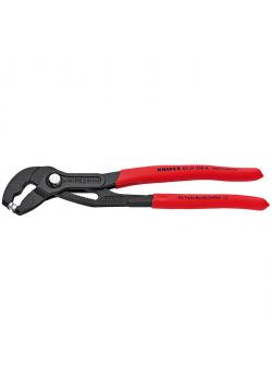 Spring band clip pliers - 250 mm - coated with non-slip plastic