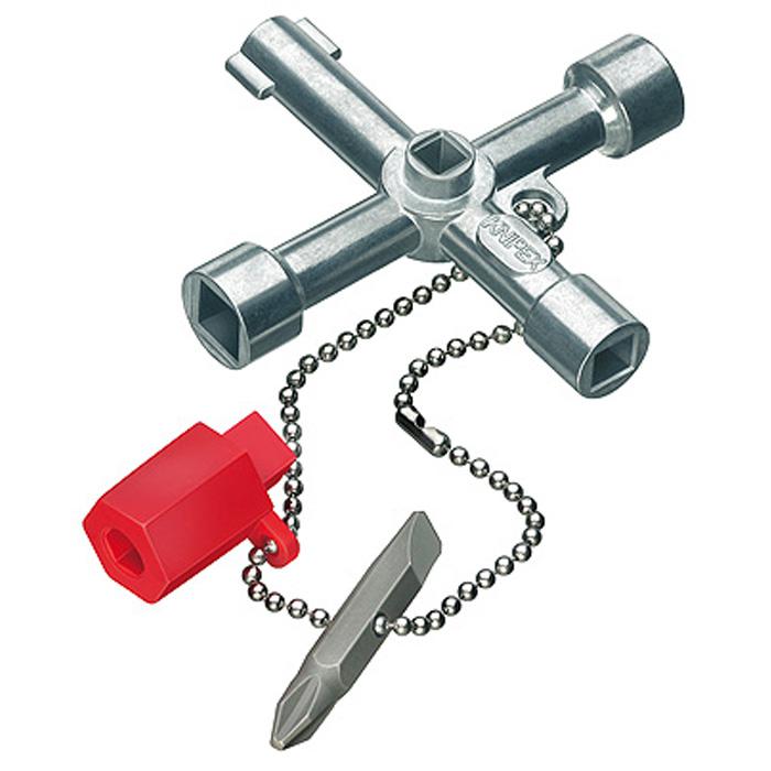 Schaltschrank-Schlüssel - Länge 44 bis 76 mm - Kreuzschlitz und Bit-Einsatz