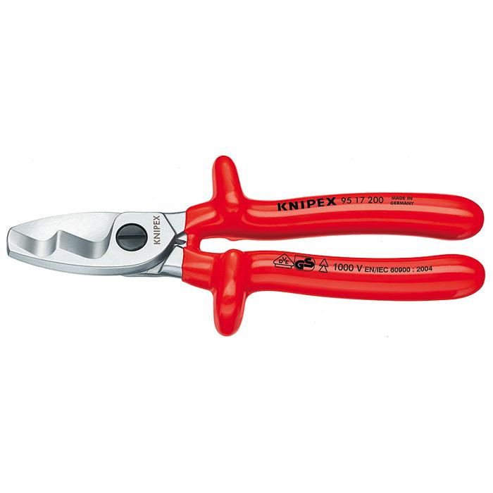 Cable shears - 200 mm - with twin cutting edge