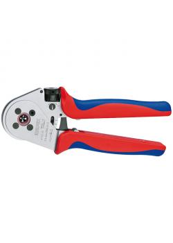 Four Mandrel Crimping Pliers - 230 mm - with multi-component grips