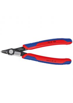 Electronic Super Knips® precision pliers - browns - with wire clamp - 125 mm - with multi-component grips