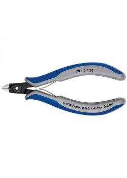 Precision Electronics Diagonal Cutter - Polished - with multi-component grips