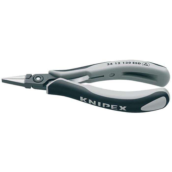 Precision electronic gripping pliers - 135 mm - with multi-component grips