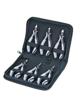 Electronics pliers set ESD - 6 pieces - with precision pliers