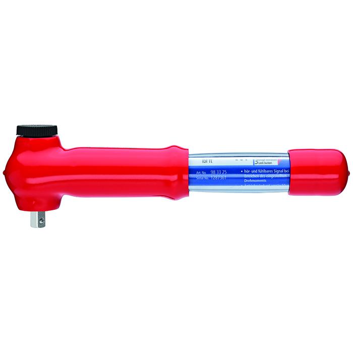 Torque wrench - with external square - Changeable