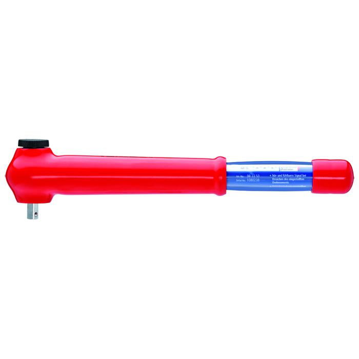 Torque wrench - with external square - Changeable