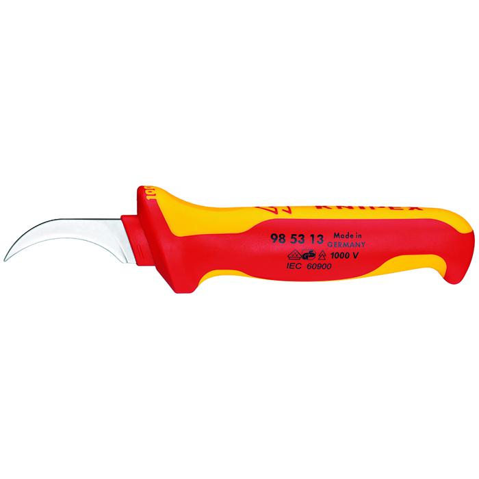 Dismantling knife - insulating multi-component handle, VDE-tested