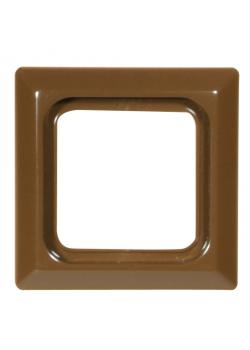 Cover Kanto - color sepia brown - frame width 82 mm - IP 20