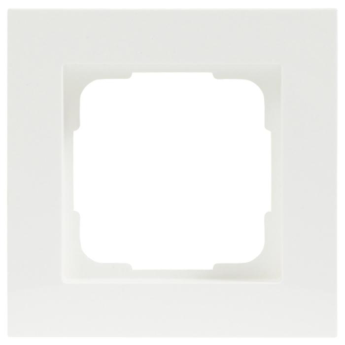 Cadre cube - couleurs blanc polaire / anthracite / argent aluminium - Largeur 85 mm - IP 20