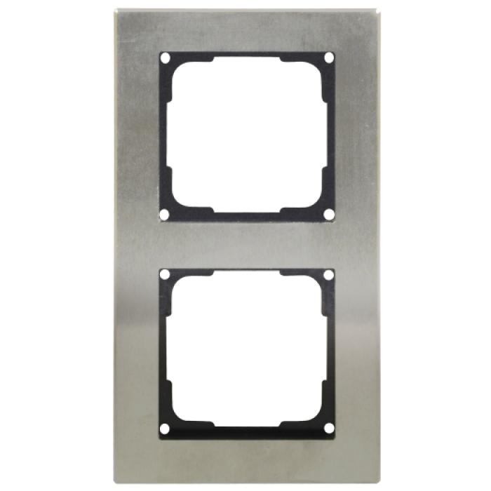 Stainless steel frame Fusion Stainless Steel frame width 85 mm IP 20