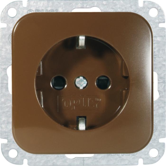 Schutzkontaktsteckdose - mit erhötem Berührungsschutz - 250 V AC, 50 Hz, 16 A
