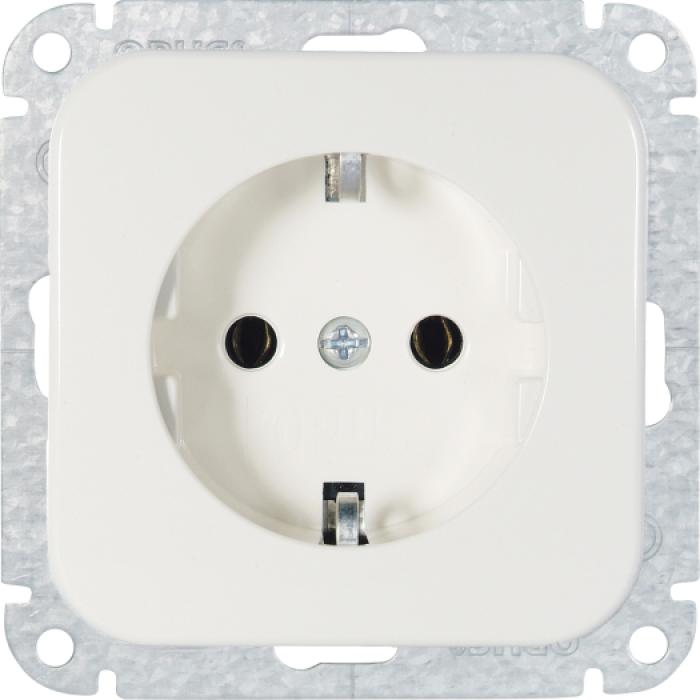 Earthed socket Opus 1 without claws - 250 VAC, 50 Hz, 16 A