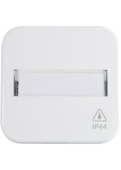 Suojakansi - IP 44 - Opus 1 - etikettikentällä - etikettikenttä 12 x 44 mm