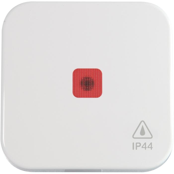 Wippe - mit roter Linse - spritzwassergeschützt IP 44 - Opus 1